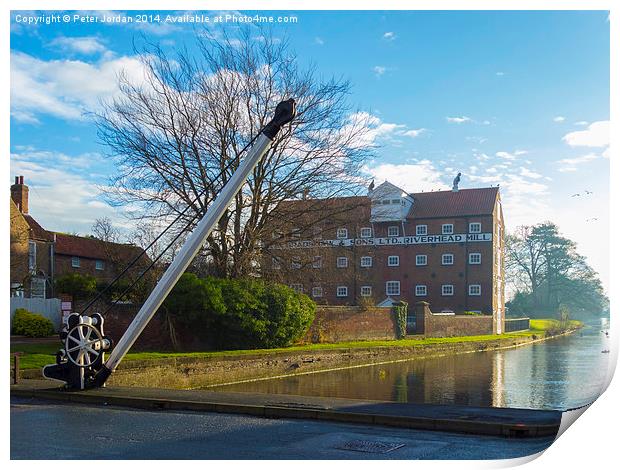  Victorian Flour Mill 3 Print by Peter Jordan