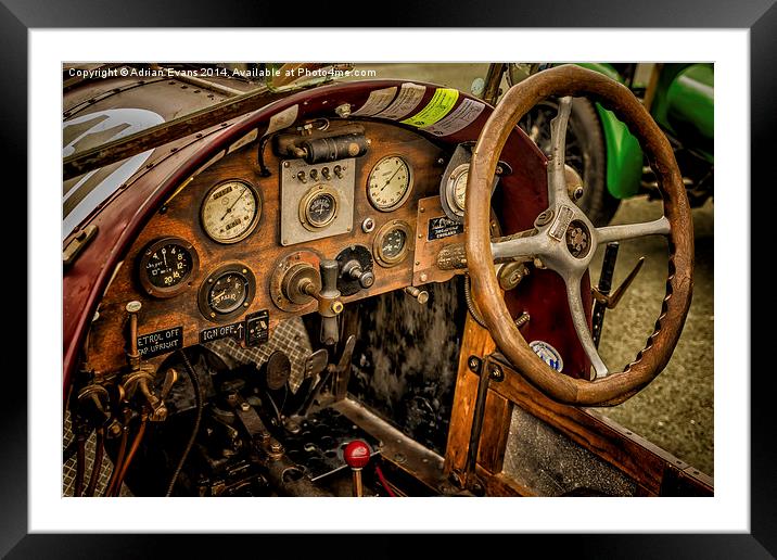 Amilcar/Riley Special  Framed Mounted Print by Adrian Evans