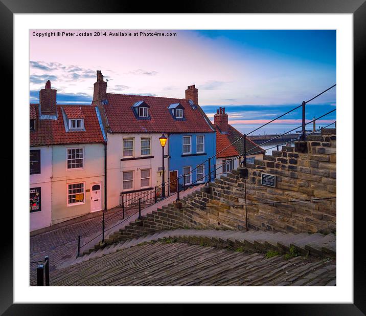  Whitby Evening 2 Framed Mounted Print by Peter Jordan