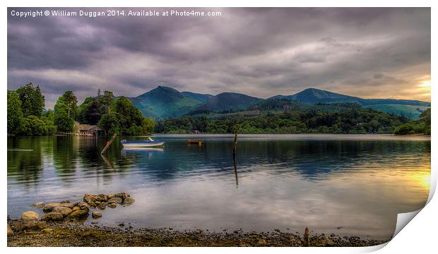  Lakeland Boathouse  Print by William Duggan