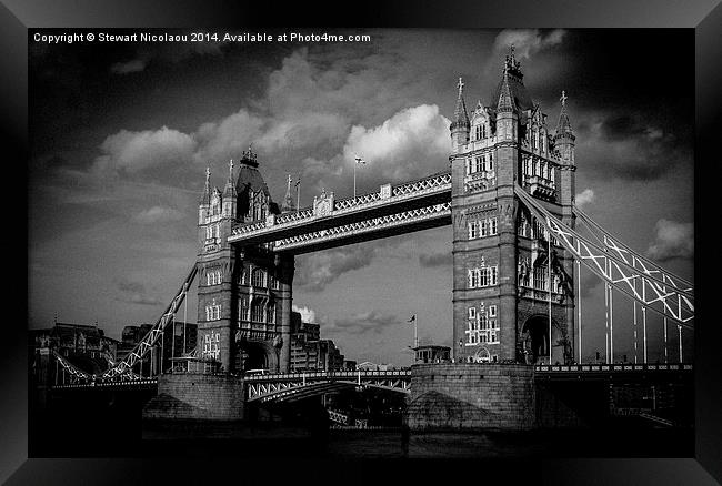  Tower Bridge, London Framed Print by Stewart Nicolaou