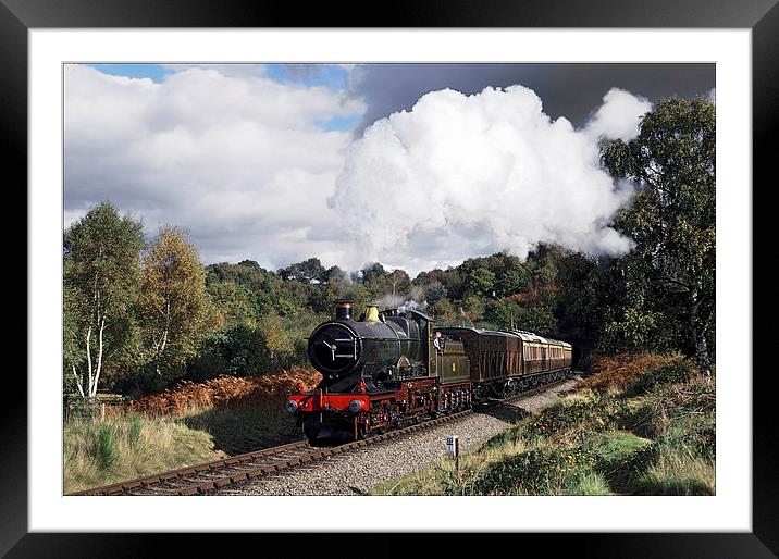  City of Truro exits Foley Park Tunnel Framed Mounted Print by Ian Duffield
