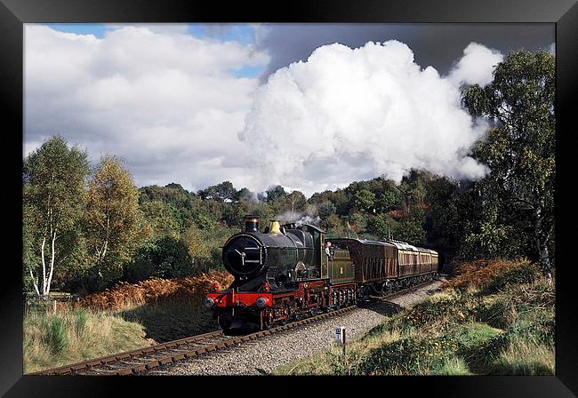  City of Truro exits Foley Park Tunnel Framed Print by Ian Duffield