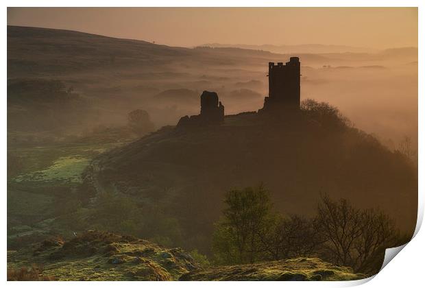  Dolwyddelan castle Print by Rory Trappe