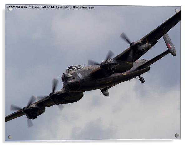  Lancaster 'VERA' Acrylic by Keith Campbell