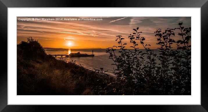  The pier at dawn Framed Mounted Print by Phil Wareham