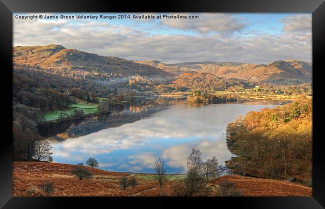  Grasmere,The Lake District Framed Print by Jamie Green
