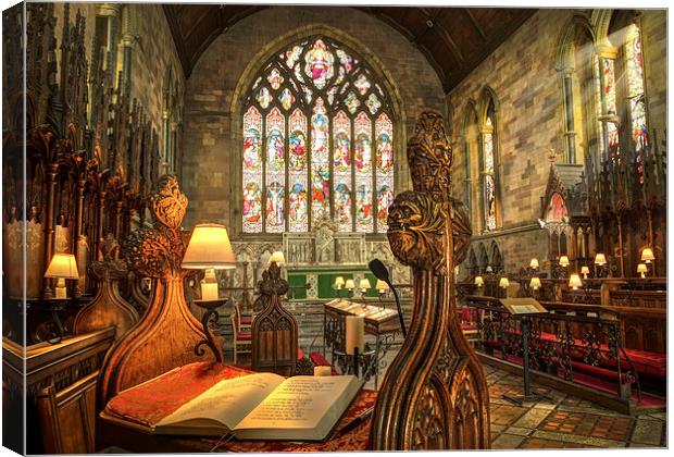 St Asaph Cathedral Canvas Print by Mal Bray