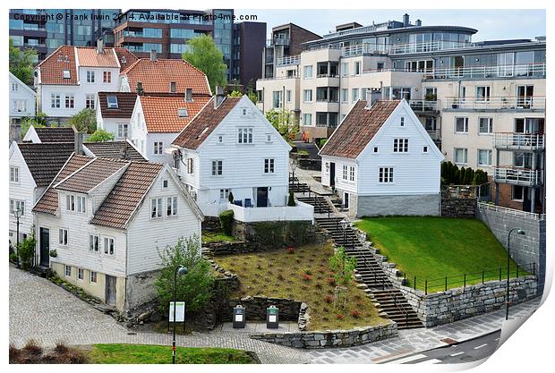  City of Stavanger, Norway, Print by Frank Irwin
