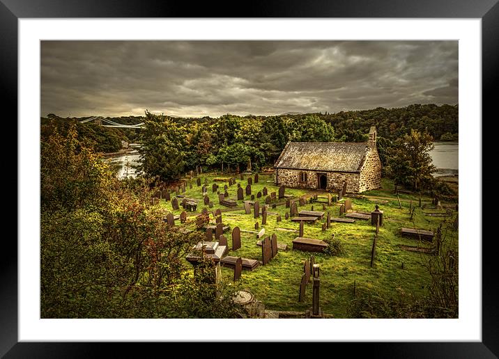  St Tysilio's Church, Anglesey Framed Mounted Print by Mal Bray