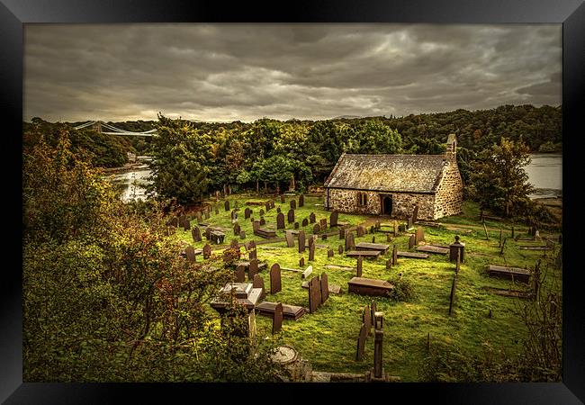  St Tysilio's Church, Anglesey Framed Print by Mal Bray