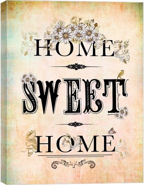  Home Sweet Home Canvas Print by Chloe Ozwell