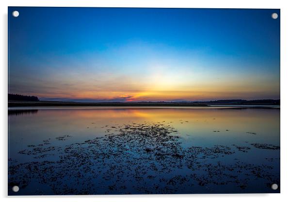  Loch of Skene Acrylic by Malcolm Wilson