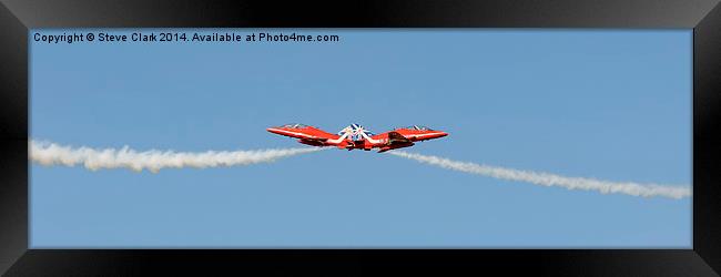  Red Arrows - Gypo Pass Framed Print by Steve H Clark