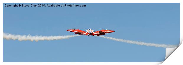  Red Arrows - Gypo Pass Print by Steve H Clark