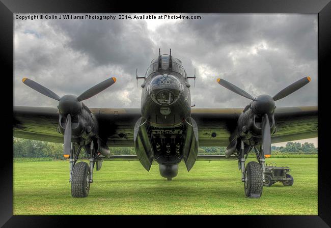  Just Jane - Stormy Skies Framed Print by Colin Williams Photography