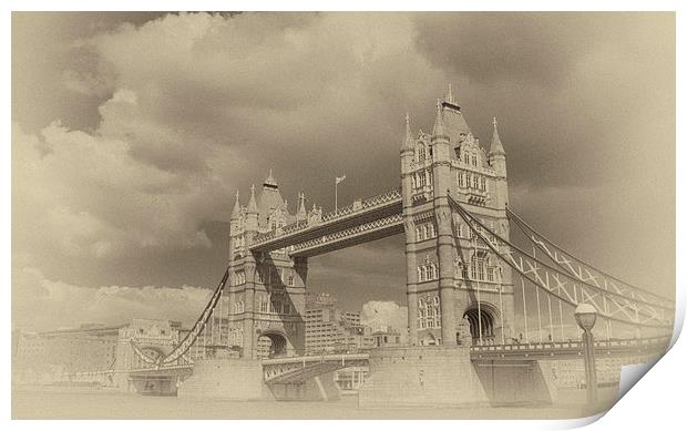 Tower Bridge London  Print by Clive Eariss