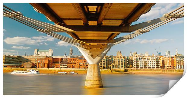  The Millennium Bridge London Print by Clive Eariss