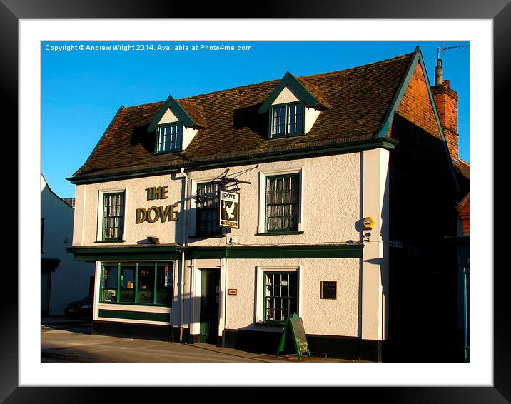  The Dove, Ipswich  Framed Mounted Print by Andrew Wright