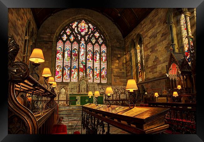 St Asaph Cathedral, Wales, UK Framed Print by Mal Bray