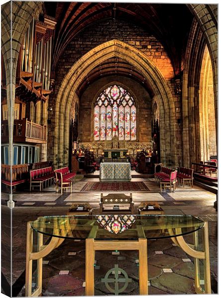 St Asaph Cathedral Canvas Print by Mal Bray