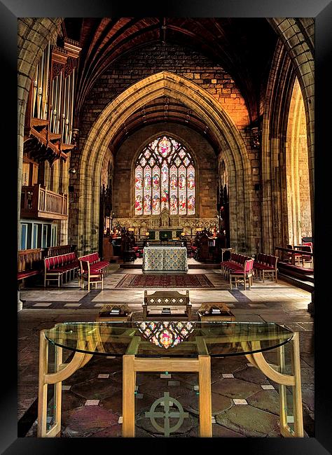 St Asaph Cathedral Framed Print by Mal Bray
