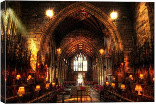 St Asaph Cathedral, Wales, UK Canvas Print by Mal Bray