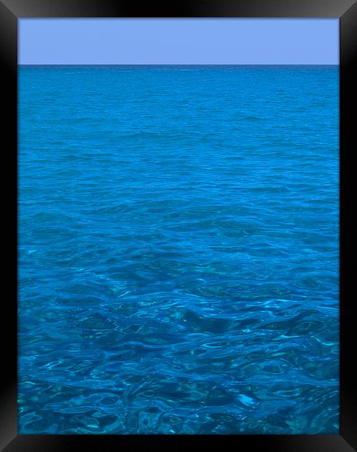 Aegean Framed Print by Victor Burnside