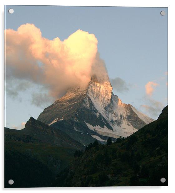 Matterhorn Acrylic by charlie Mellow
