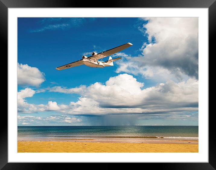 Consolidated PBY Catalina Framed Mounted Print by Gary Eason