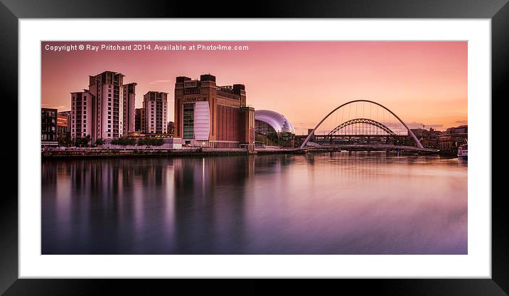  Tyne View Framed Mounted Print by Ray Pritchard