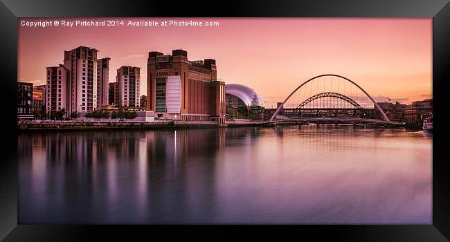  Tyne View Framed Print by Ray Pritchard