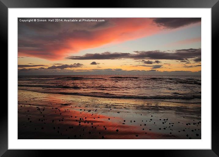  Cumbria Sunset Framed Mounted Print by Simon Hall