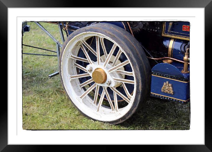 Traction engine close up collection 2 Framed Mounted Print by Avril Harris