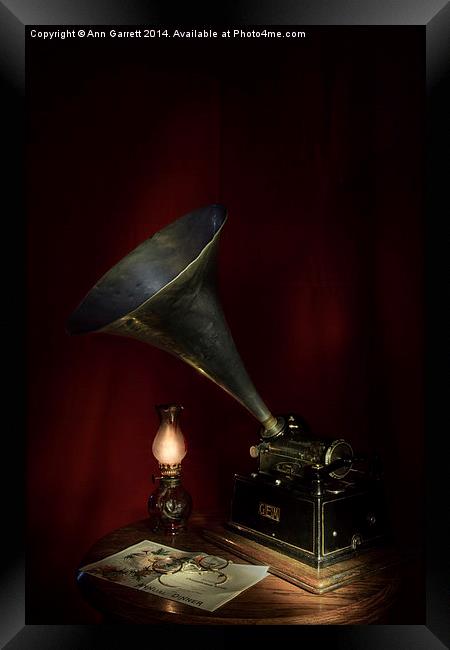 The Phonograph 2 Framed Print by Ann Garrett