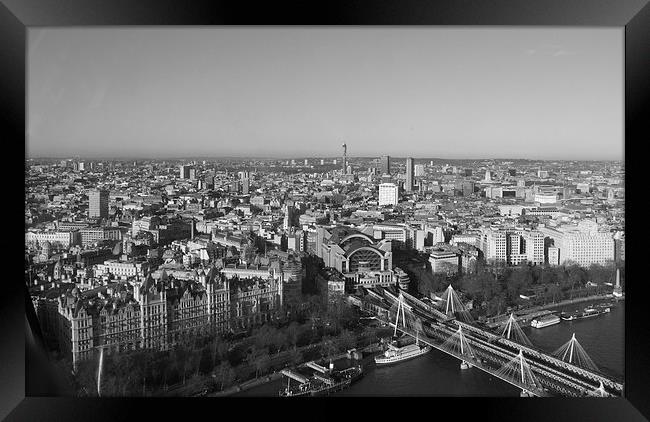  View Over London Framed Print by Simon Hackett
