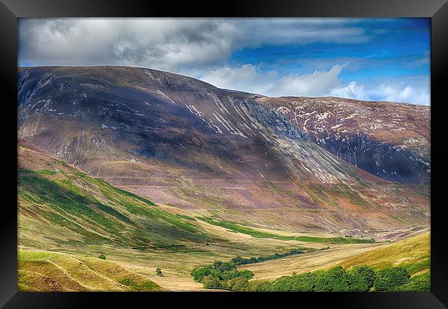  The Parallel Roads of Glen Roy Framed Print by Mark Godden