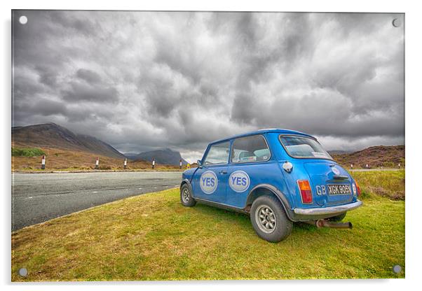  Confused Car Acrylic by Mark Godden