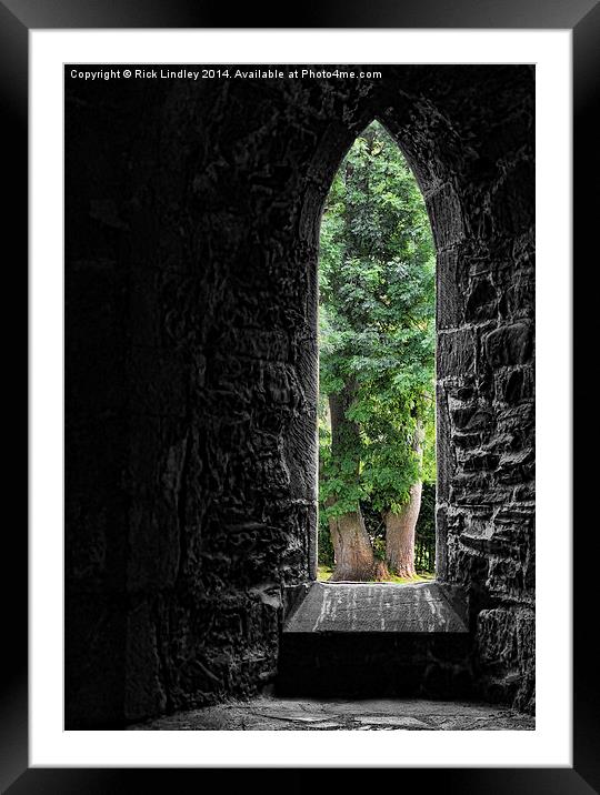  The Window Framed Mounted Print by Rick Lindley