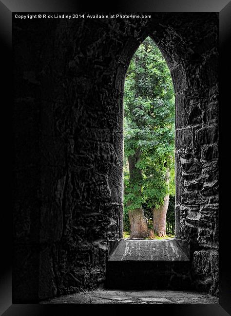  The Window Framed Print by Rick Lindley