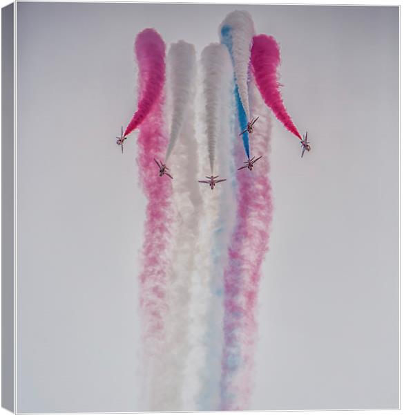  The Red Arrows Canvas Print by stuart bennett