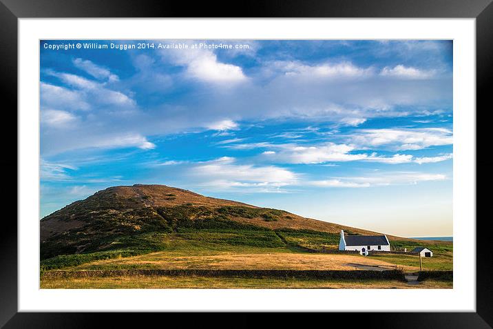  The Mwnt Hill Framed Mounted Print by William Duggan