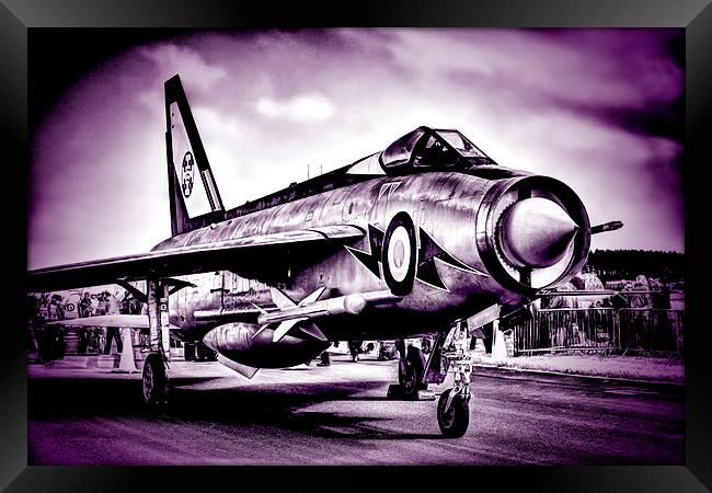 ENGLISH ELECTRIC "LIGHTNING"  Framed Print by paul willats