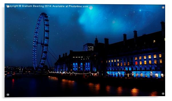  London Eye Acrylic by Graham Beerling