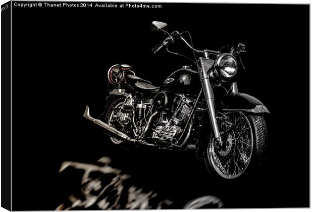  Harley Davidson Canvas Print by Thanet Photos