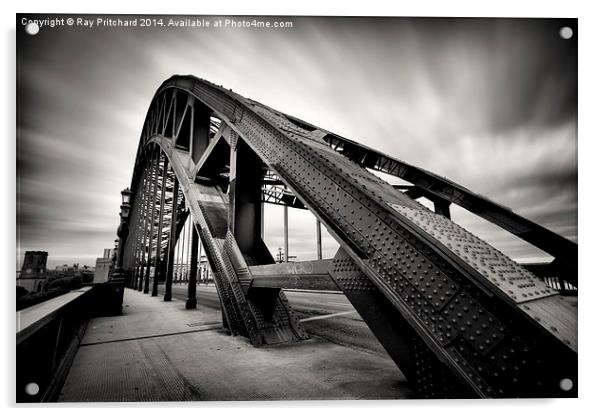  Tyne Bridge Acrylic by Ray Pritchard