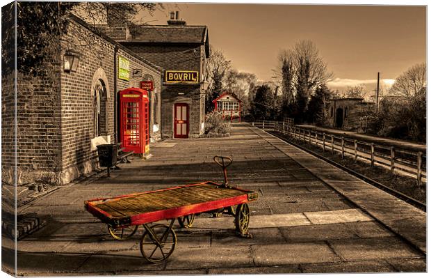  Hadlow Road disused Railway Station Canvas Print by Pete Lawless