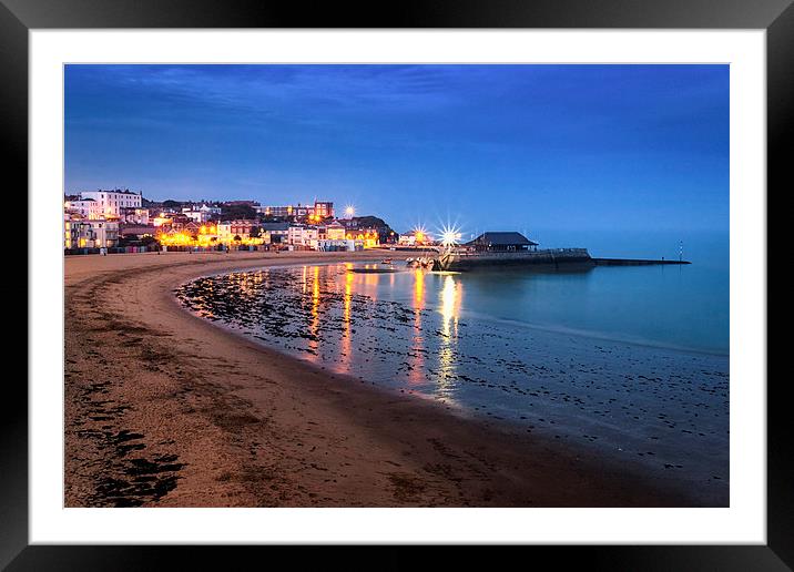   Broadstairs - Viking Bay Framed Mounted Print by Ian Hufton