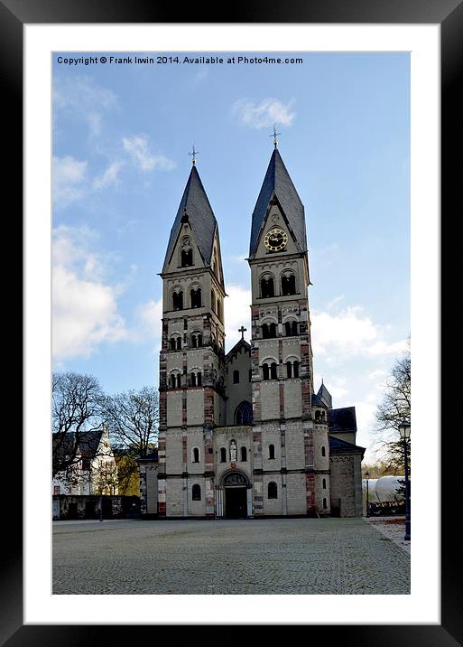  Basilica of St. Kastor, Koblenz, Germany Framed Mounted Print by Frank Irwin