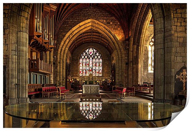  St Asaph Cathedral Print by Mal Bray
